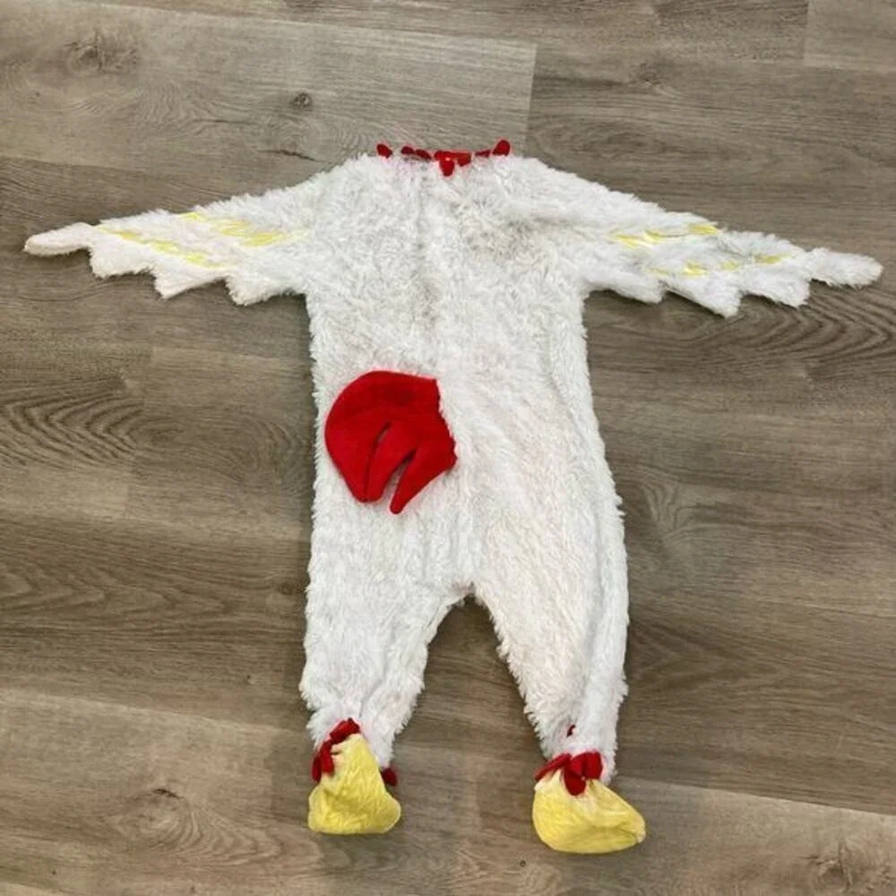 Spirit Halloween Infant Little Chick Costume 12-18 Months Toddler Baby White